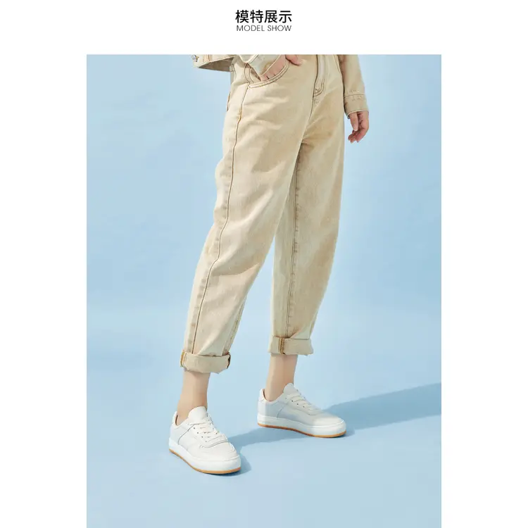 China Lace-up New Style Outdoor Unisex Beige Sneaker Comfortable Casual Shoes for Men