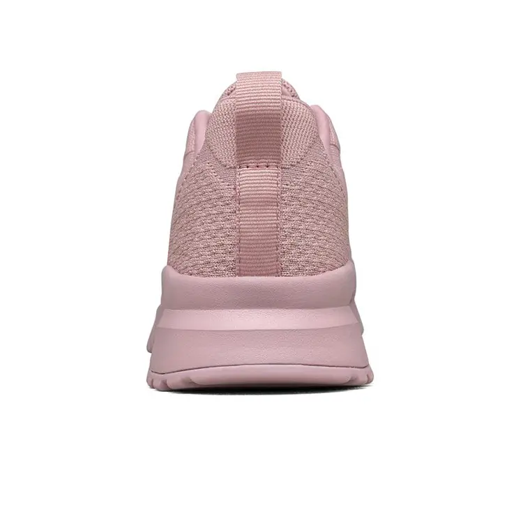 New Design Fashion Solid Color Pink Breathable Upper Best Quality Sneaker Women Shoes Sport Running